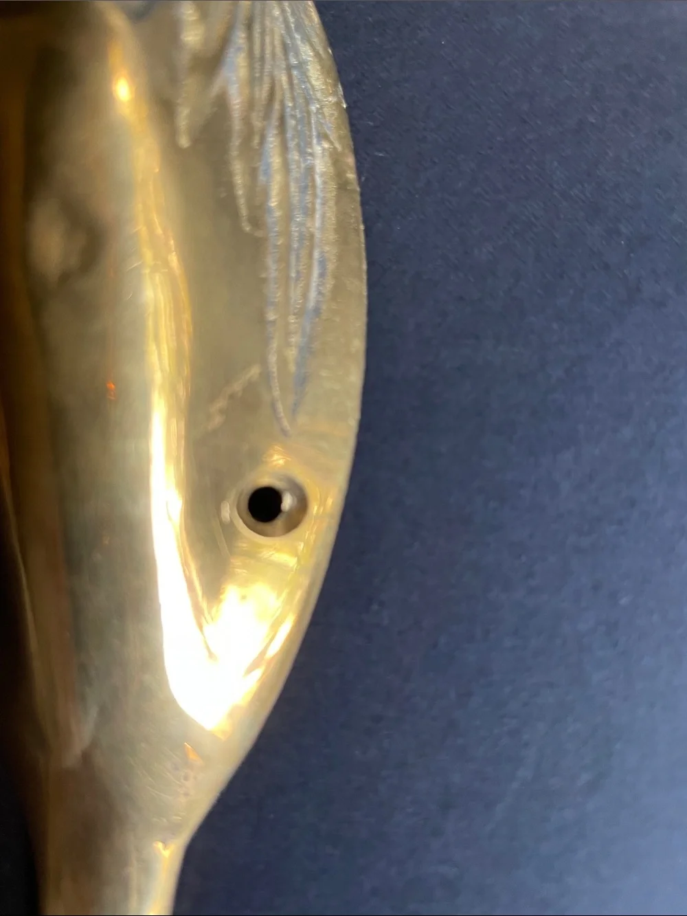 Brass Horse Head Wall Hook - Gold